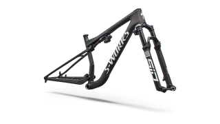 Specialized S-Works Epic 9 Frameset - Satin Carbon / Metallic White Silver