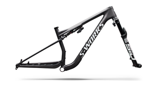 Specialized S-Works Epic 9 Frameset - Satin Carbon / Metallic White Silver