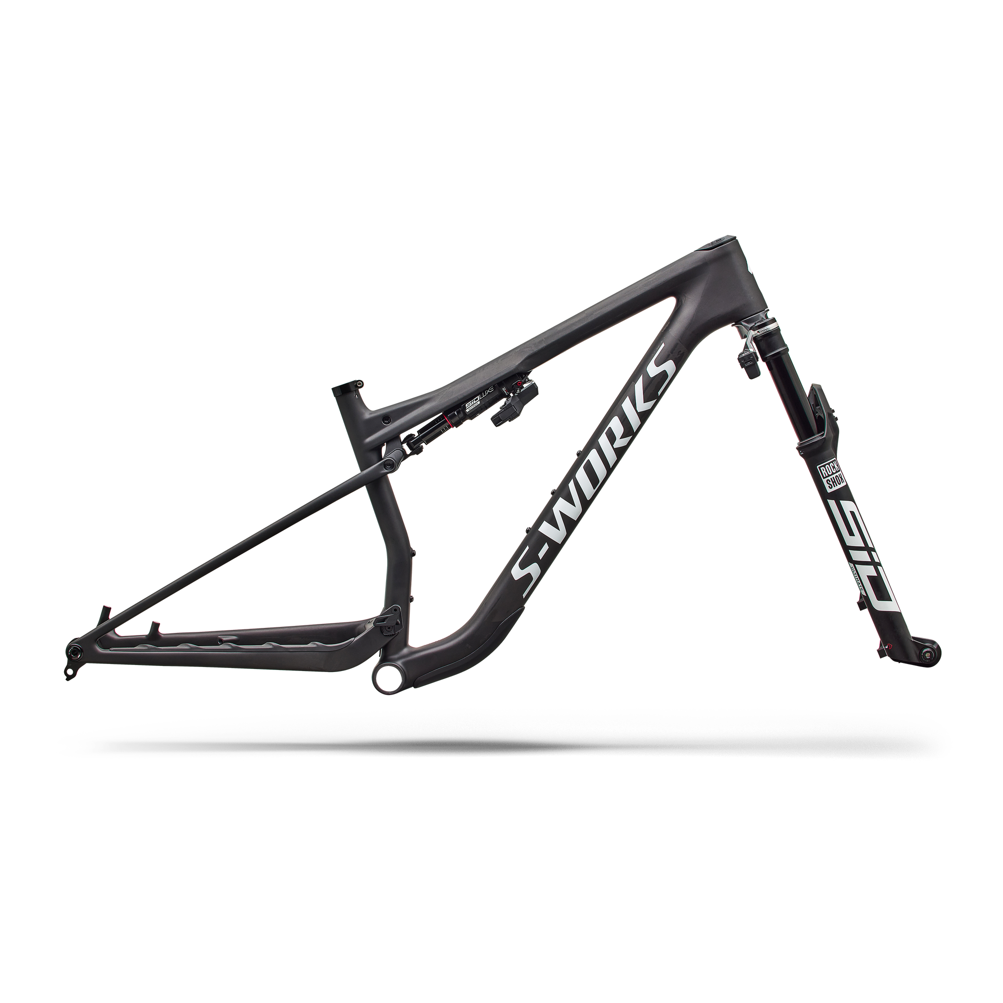 Specialized S-Works Epic 9 Frameset - Satin Carbon / Metallic White Silver