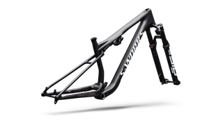 Specialized S-Works Epic 9 Frameset - Satin Carbon / Metallic White Silver