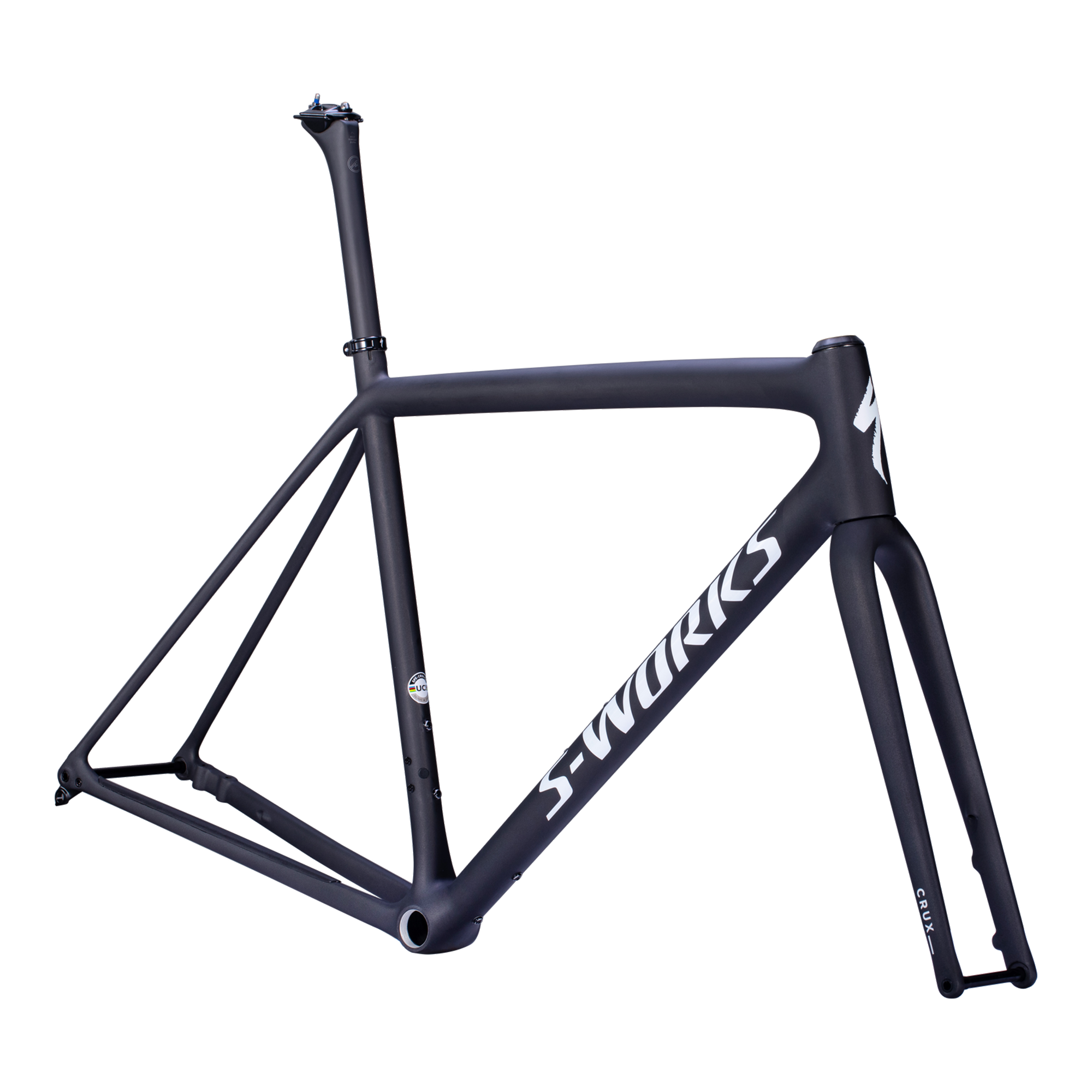 Specialized S-Works Crux Frameset - FACT 12r Carbon - Satin Carbon/Spectraflair/Gloss Abalone