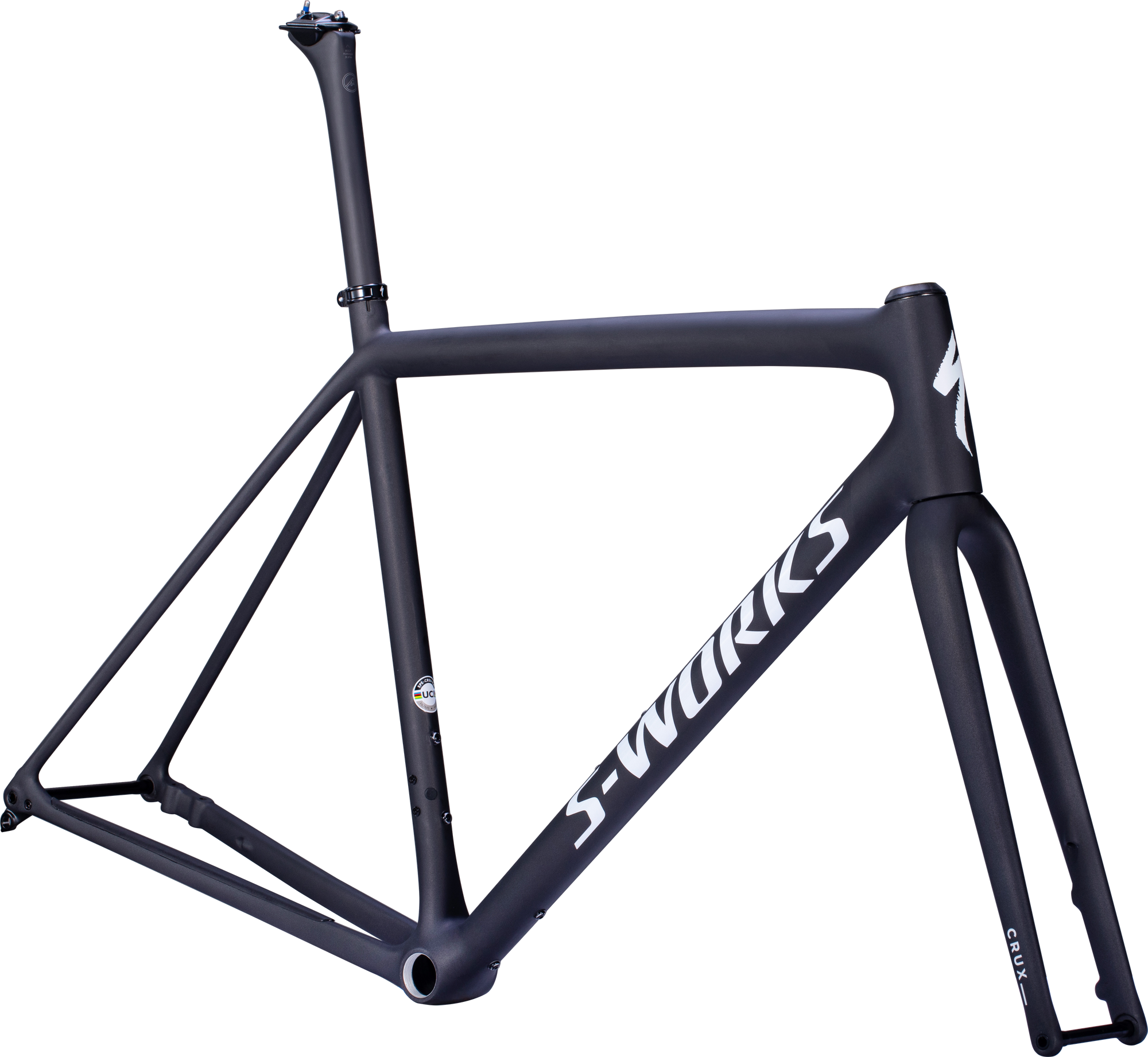 Specialized S-Works Crux Frameset - FACT 12r Carbon - Satin Carbon/Spectraflair/Gloss Abalone
