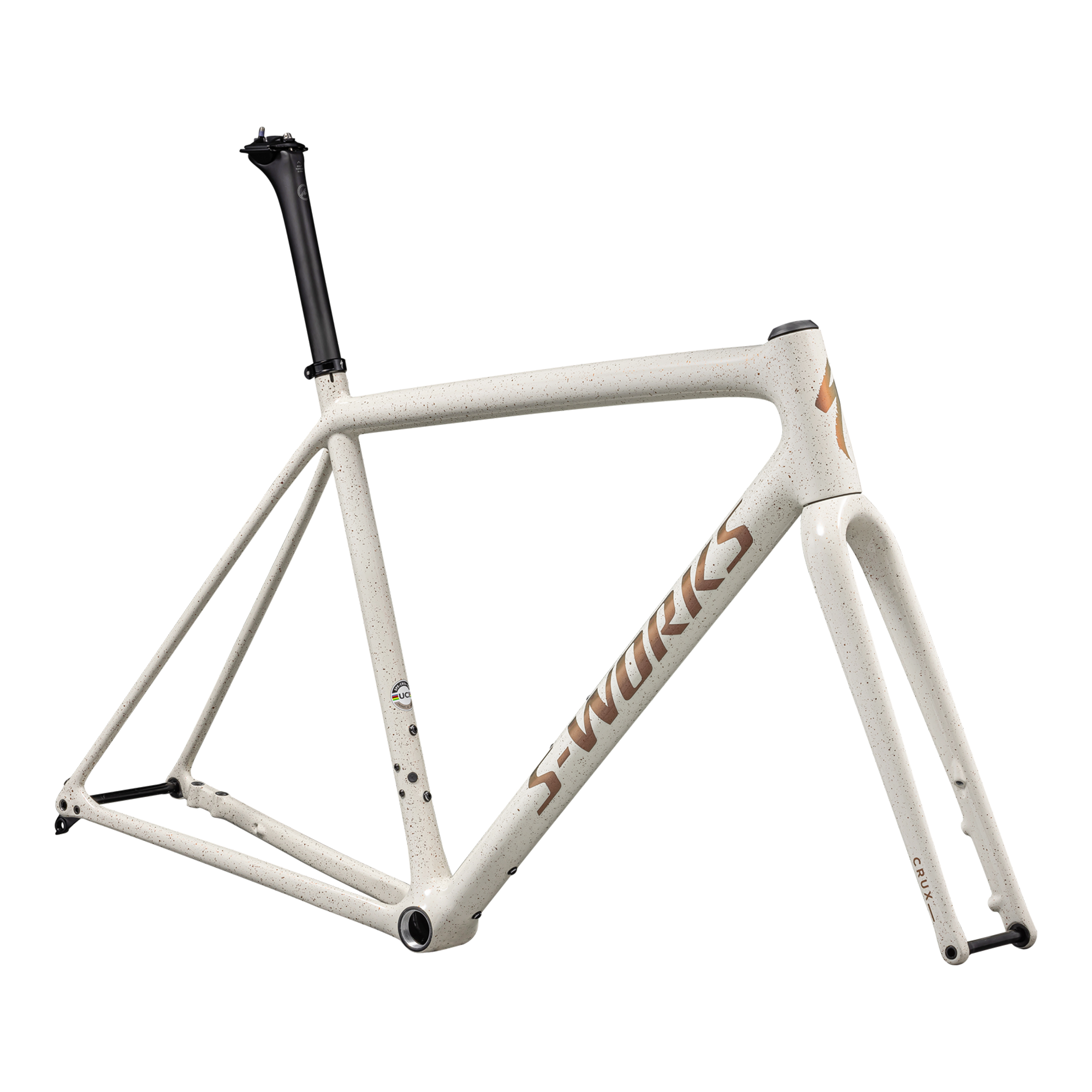 Specialized S-Works Crux Frameset - FACT 12r Carbon - Gloss Birch Red Gold Pearl Speckle/Red Gold