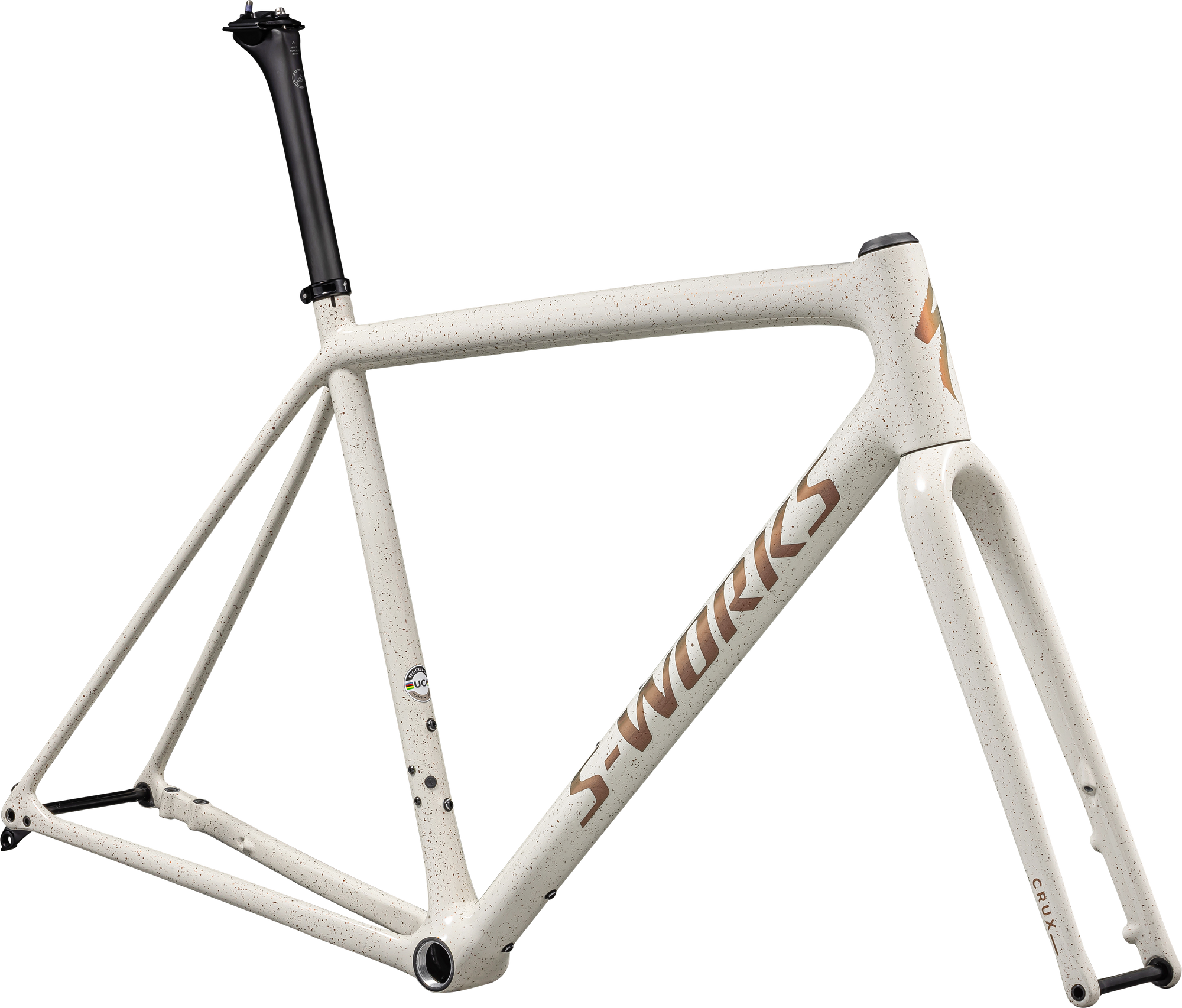 Specialized S-Works Crux Frameset - FACT 12r Carbon - Gloss Birch Red Gold Pearl Speckle/Red Gold