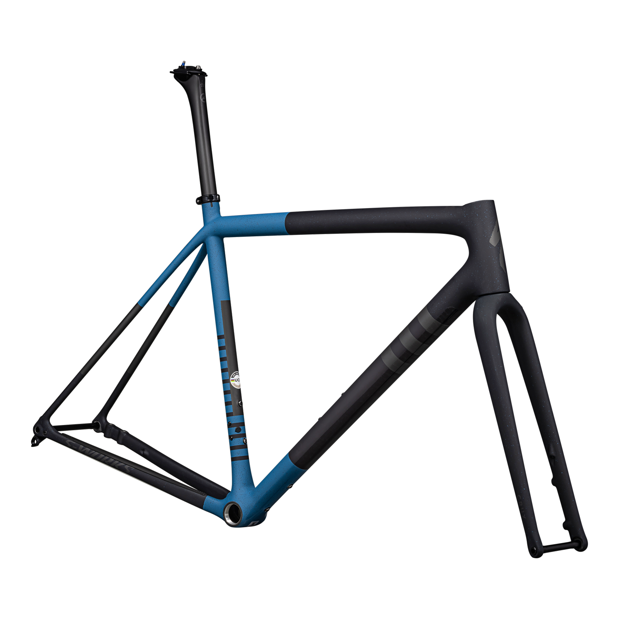 Specialized S-Works Crux Frameset - FACT 12r Carbon - Satin Metallic Dark Navy/Mystic Blue/Midnight Shadow Metallic Speckle