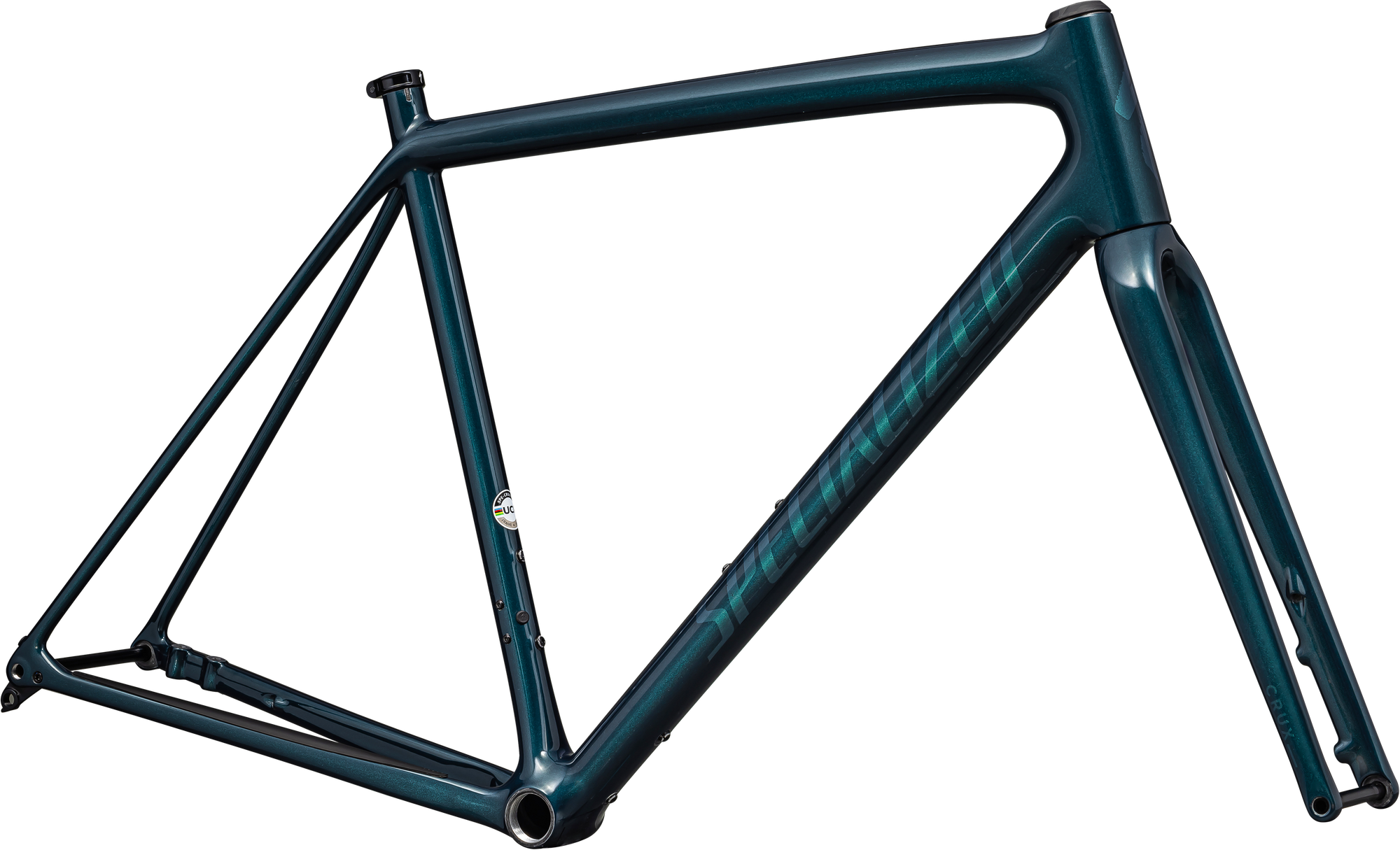 Specialized Crux Frameset - Gloss Metallic Deep Lake/ Green Pearl