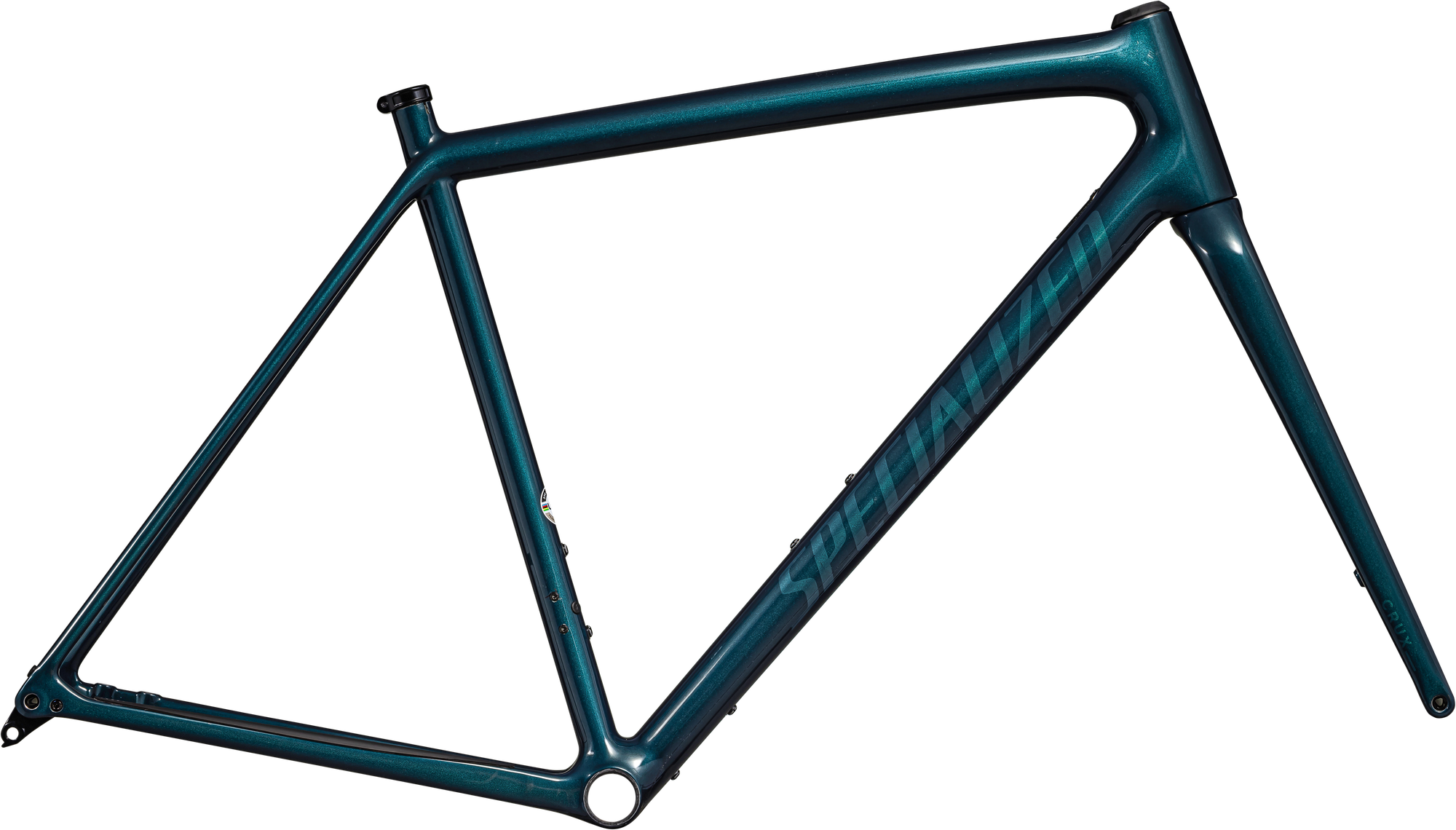 Specialized Crux Frameset - Gloss Metallic Deep Lake/ Green Pearl