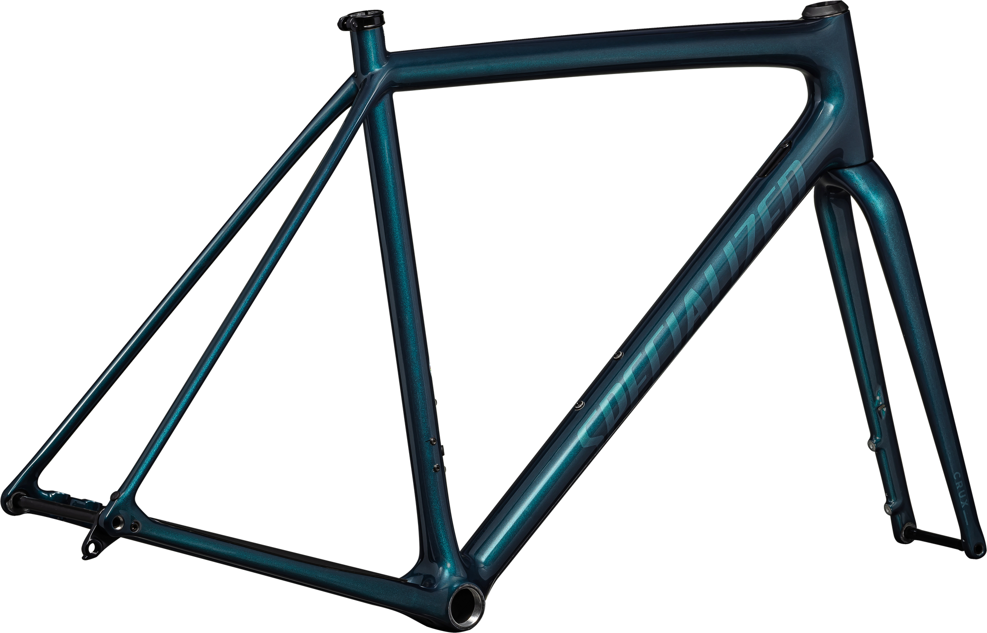 Specialized Crux Frameset - Gloss Metallic Deep Lake/ Green Pearl