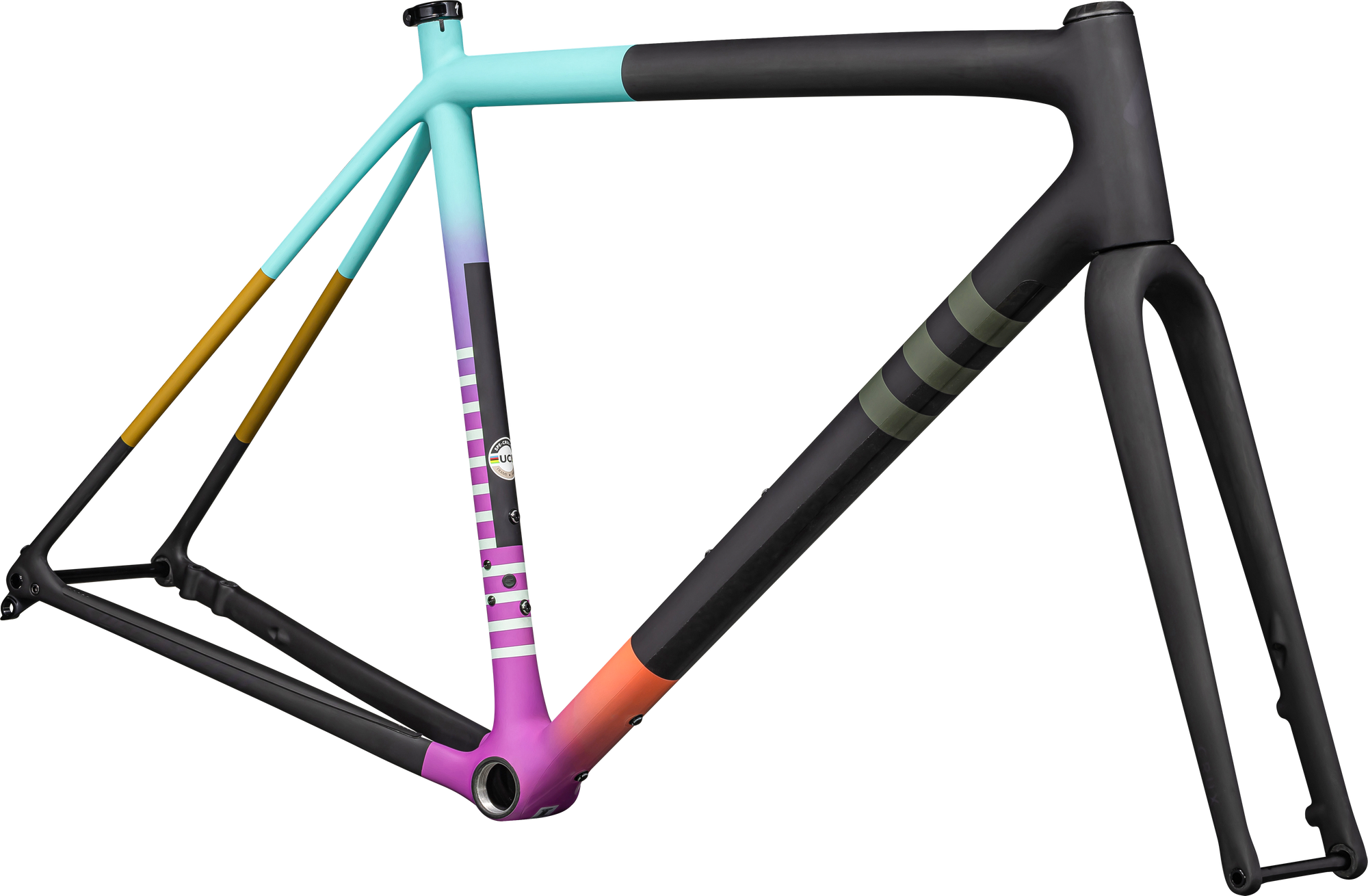 Specialized Crux Frameset - Satin Carbon/Purple Orchid/Midnight Shadow Metallic