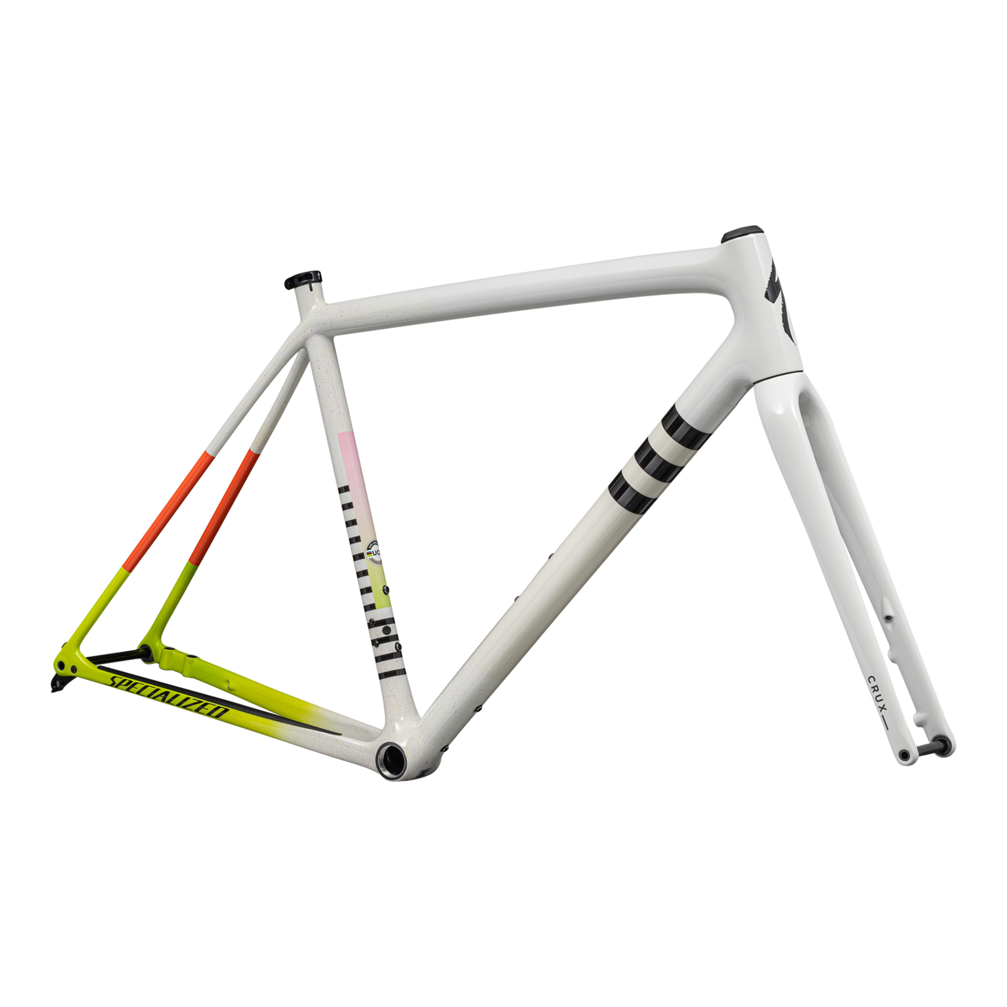Specialized Crux Frameset - Gloss Dune/White Birch/Cactus Bloom Speckle