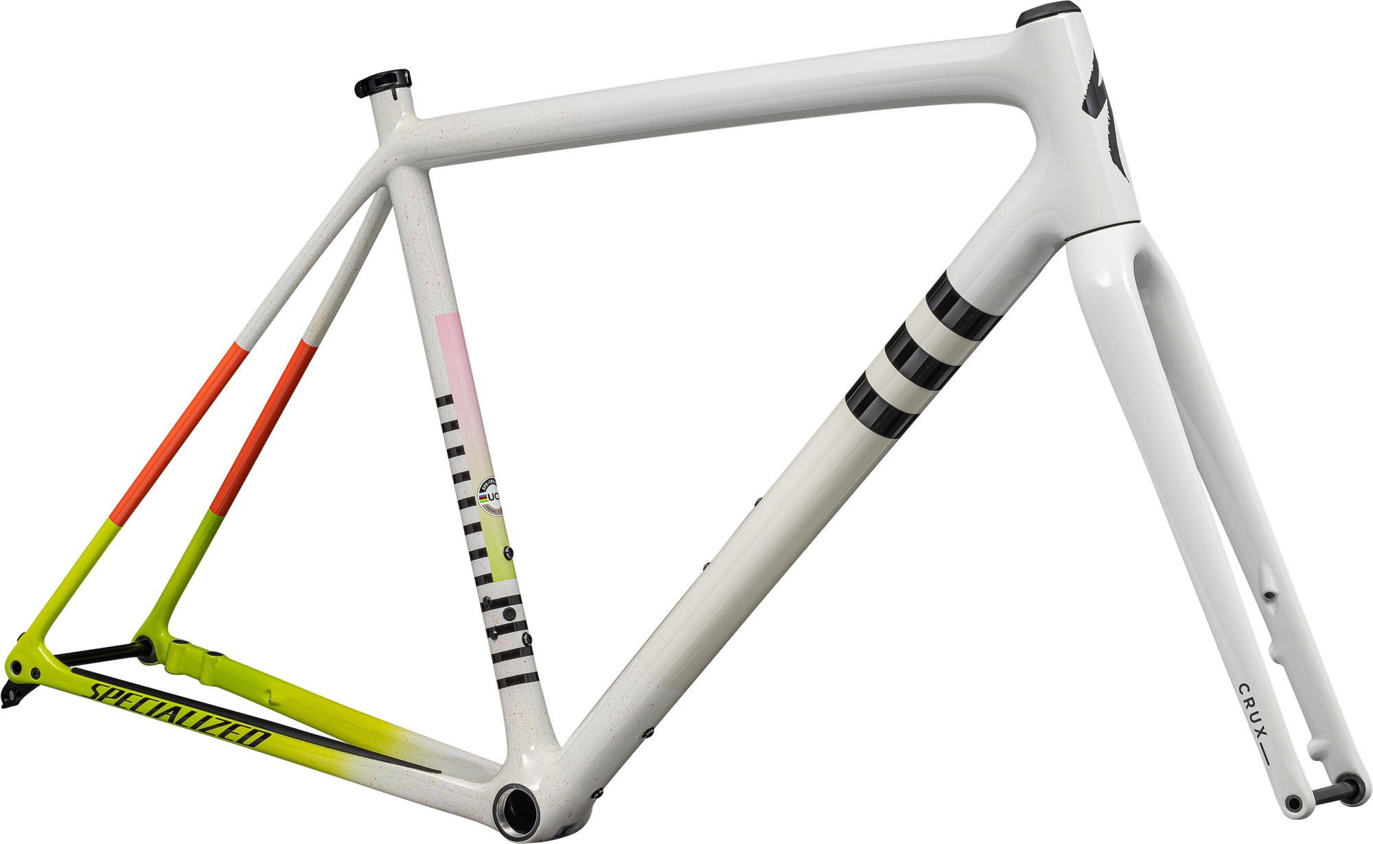 Specialized Crux Frameset - Gloss Dune/White Birch/Cactus Bloom Speckle
