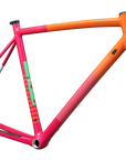 Specialized Crux DSW Frameset - D'Aluisio Smartweld Alloy - Gloss Amber Glow/Vivid Pink/Metallic Midnight Shadow/Speckle