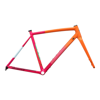 Specialized Crux DSW Frameset - D'Aluisio Smartweld Alloy - Gloss Amber Glow/Vivid Pink/Metallic Midnight Shadow/Speckle