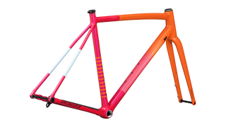 Specialized Crux DSW Frameset - D'Aluisio Smartweld Alloy - Gloss Amber Glow/Vivid Pink/Metallic Midnight Shadow/Speckle