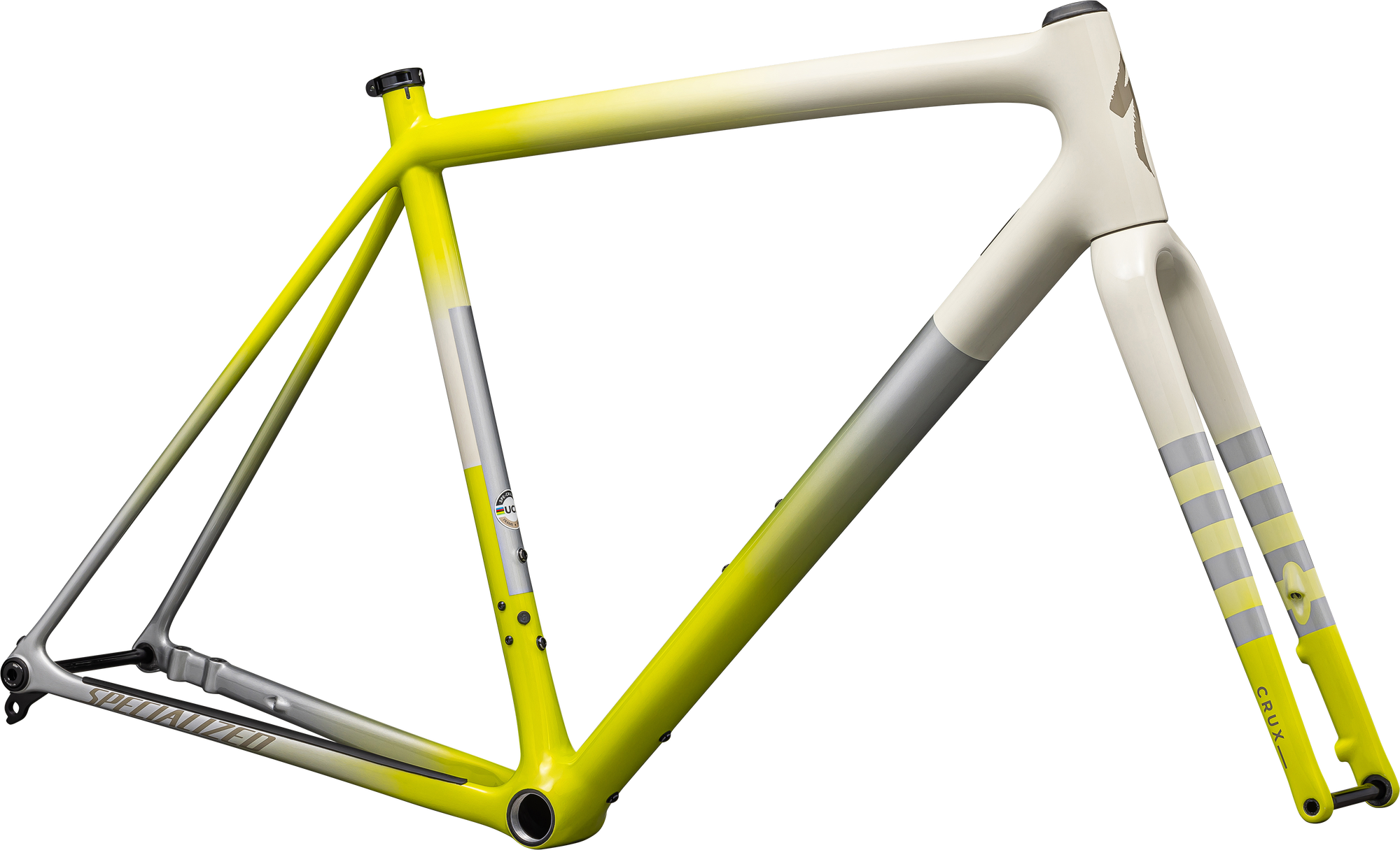 Specialized Crux Frameset - FACT 10r Carbon - Birch / Ion Metallic / Silver Dust / Taupe