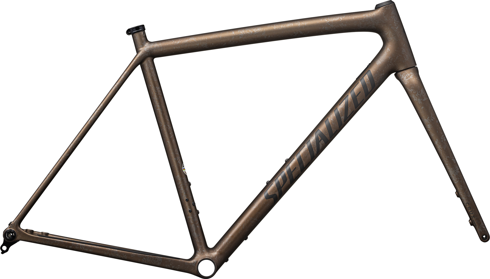Specialized Crux Frameset - FACT 10r Carbon - Burnt Gold Metallic / Black Pearl Dry Impasto / Obsidian