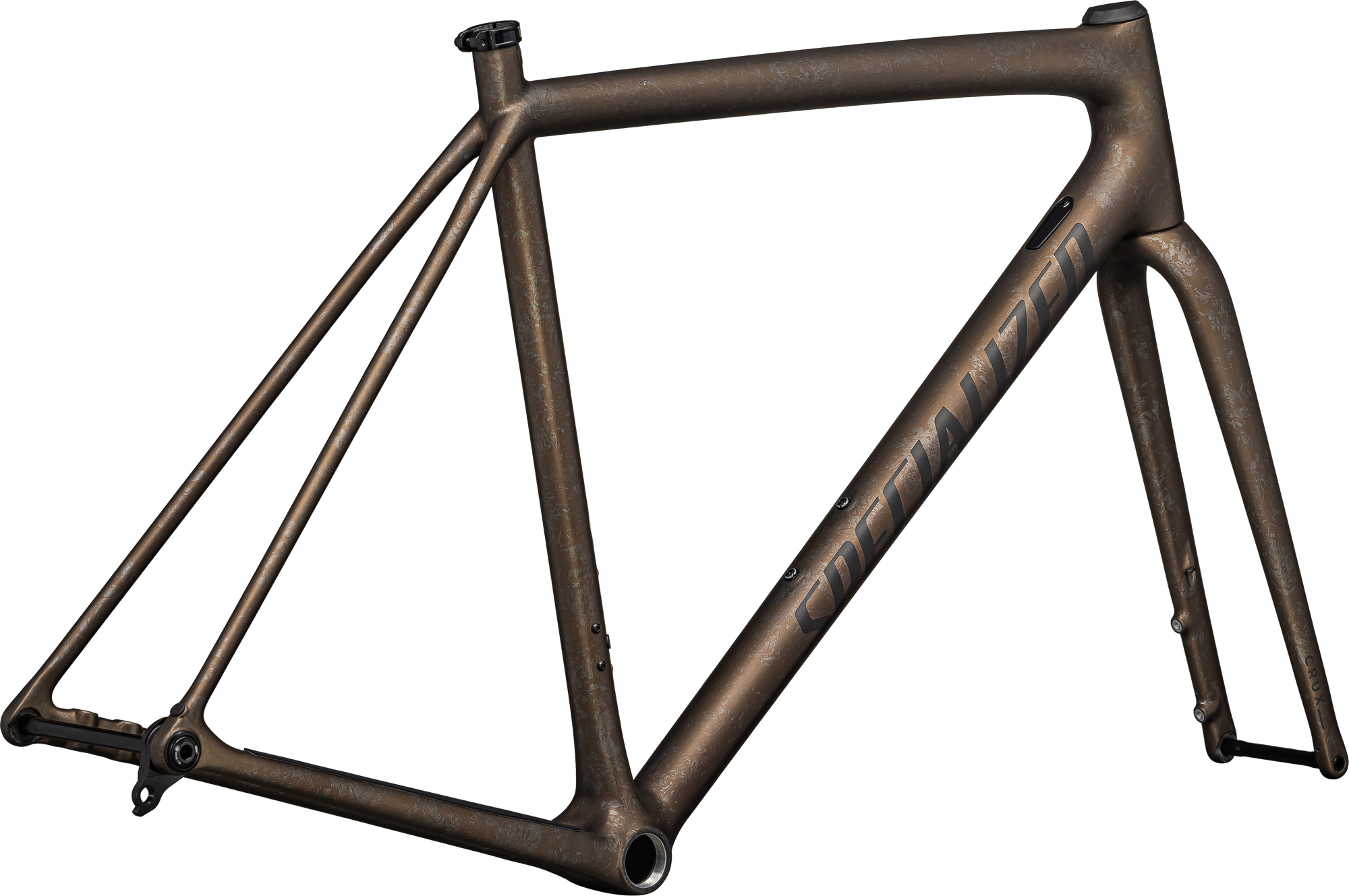 Specialized Crux Frameset - FACT 10r Carbon - Burnt Gold Metallic / Black Pearl Dry Impasto / Obsidian