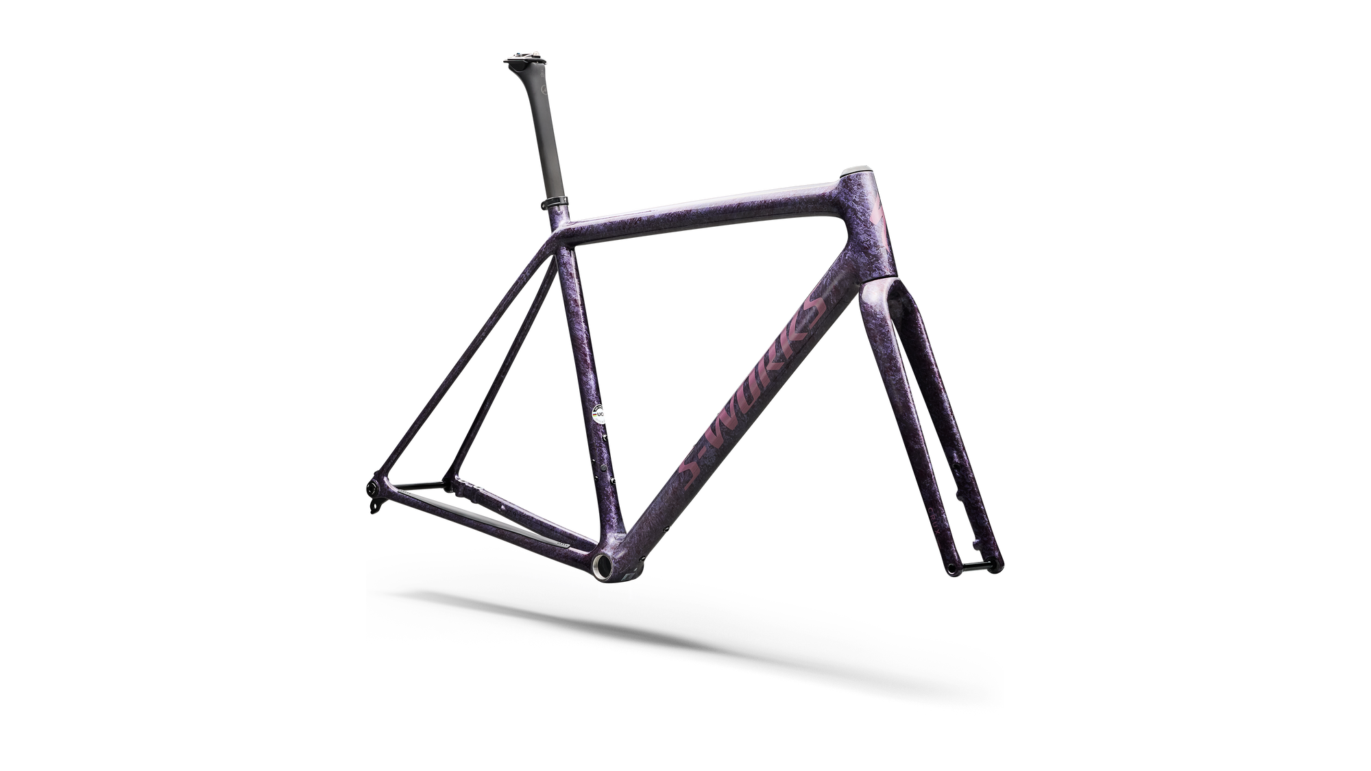Specialized S-Works Crux Frameset - FACT 12r Carbon - Nebula Metallic/Quartz Metallic