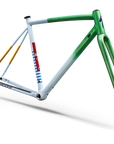 Specialized Crux DSW Frameset - D'Aluisio Smartweld Alloy - Oasis Tint Flake Silver Morning Mist/Purple Haze