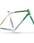Specialized Crux DSW Frameset - D'Aluisio Smartweld Alloy - Oasis Tint Flake Silver Morning Mist/Purple Haze