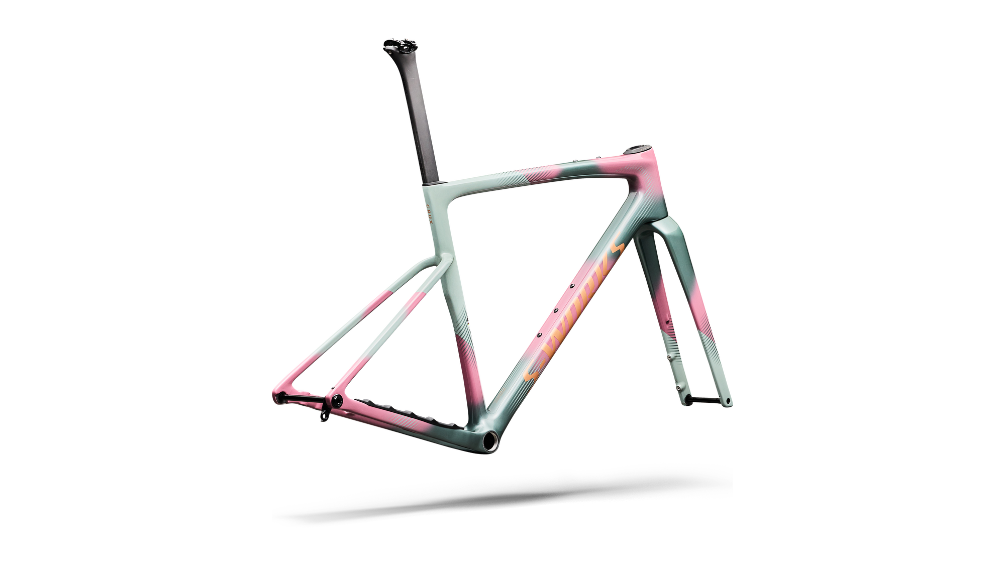 Specialized S-Works Crux 5 Frameset - FACT 12r Carbon - Agave Grey/Photon Tint Over Silver Dust