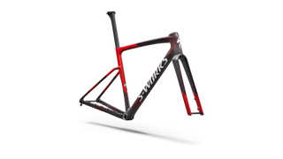 Specialized S-Works Crux 5 Frameset - FACT 12r Carbon - Cayenne Metallic/Red Tint/White Silver Metallic