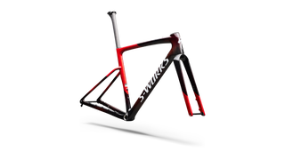 Specialized S-Works Crux 5 Frameset - FACT 12r Carbon - Cayenne Metallic/Red Tint/White Silver Metallic