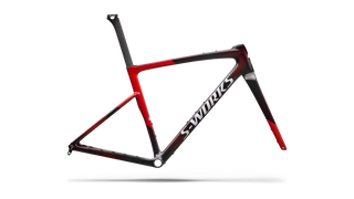 Specialized S-Works Crux 5 Frameset - FACT 12r Carbon - Cayenne Metallic/Red Tint/White Silver Metallic