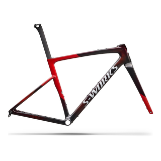 Specialized S-Works Crux 5 Frameset - FACT 12r Carbon - Cayenne Metallic/Red Tint/White Silver Metallic