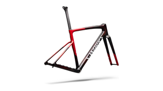 Specialized S-Works Crux 5 Frameset - FACT 12r Carbon - Cayenne Metallic/Red Tint/White Silver Metallic