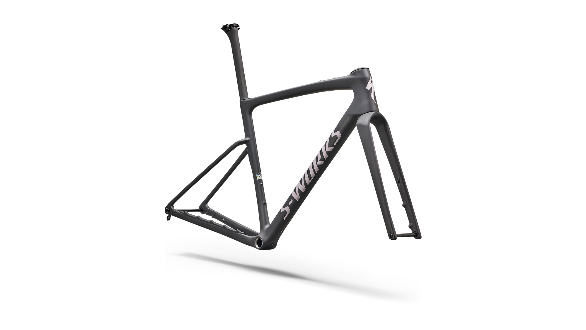 Specialized S-Works Crux 5 Frameset - FACT 12r Carbon - Satin Carbon/Amethyst Frost