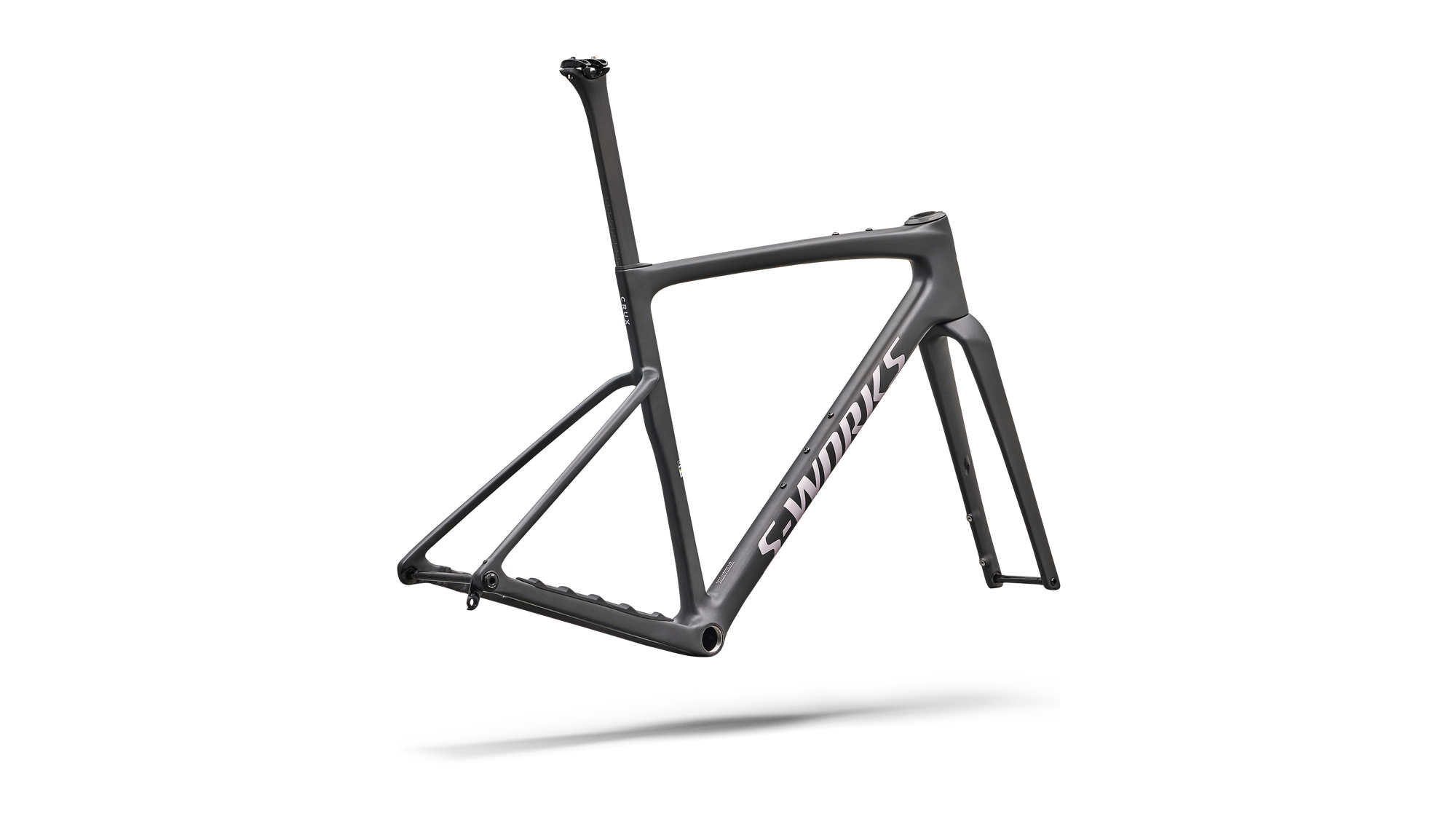 Specialized S-Works Crux 5 Frameset - FACT 12r Carbon - Satin Carbon/Amethyst Frost