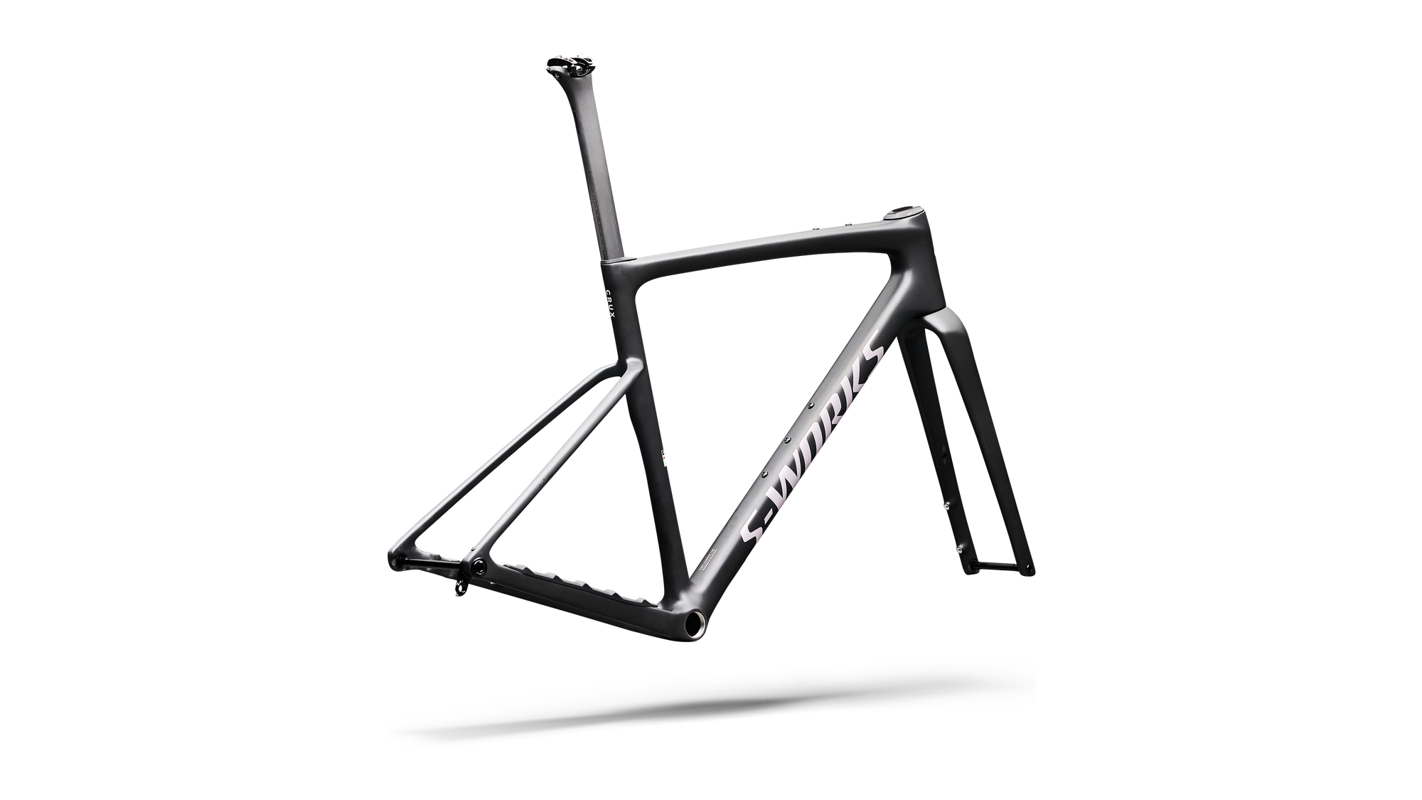 Specialized S-Works Crux 5 Frameset - FACT 12r Carbon - Satin Carbon/Amethyst Frost