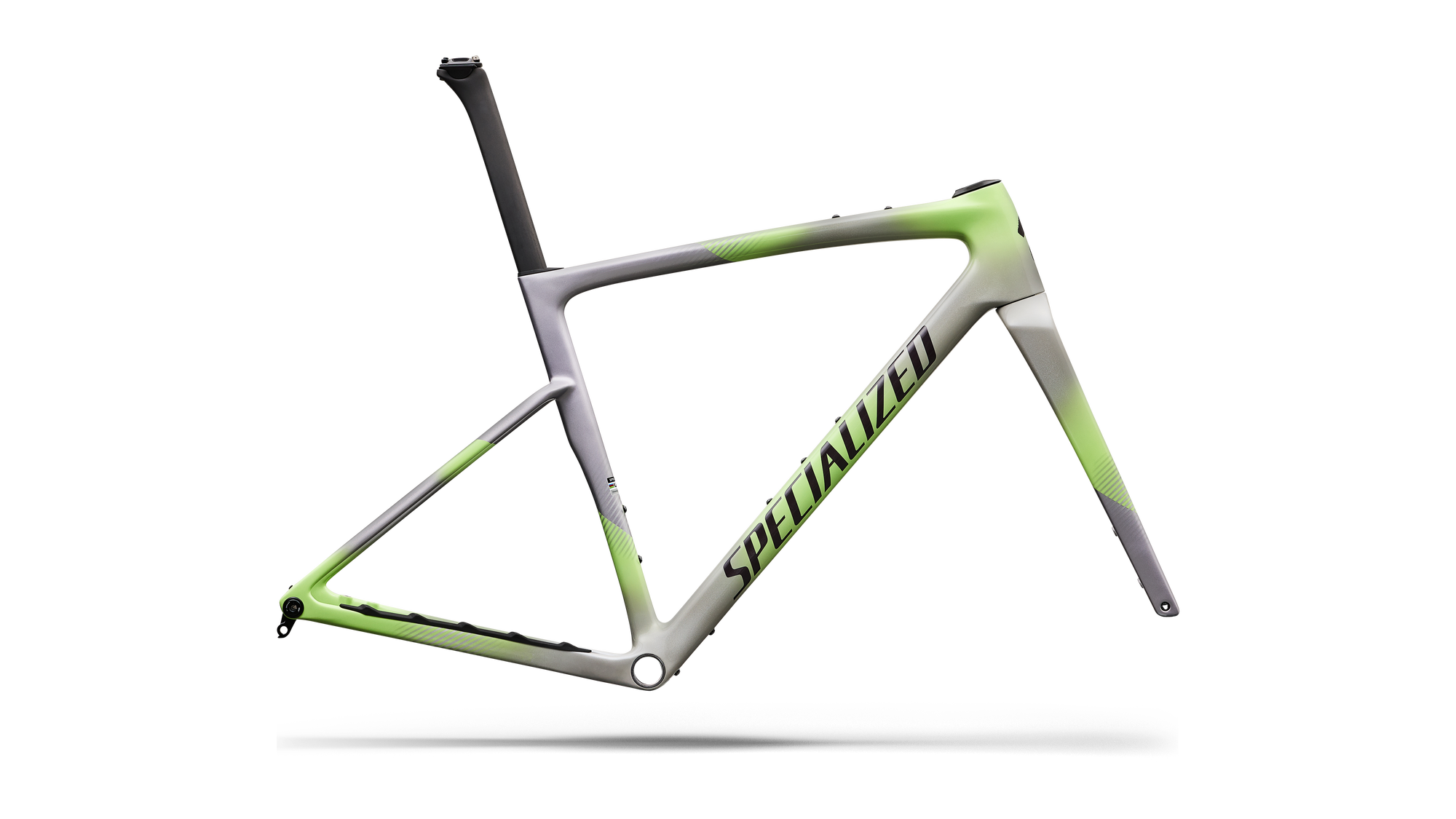 Specialized Crux 5 Frameset - FACT 10r Carbon - Dolomite Metallic/Powder Lime/Nebula Metallic