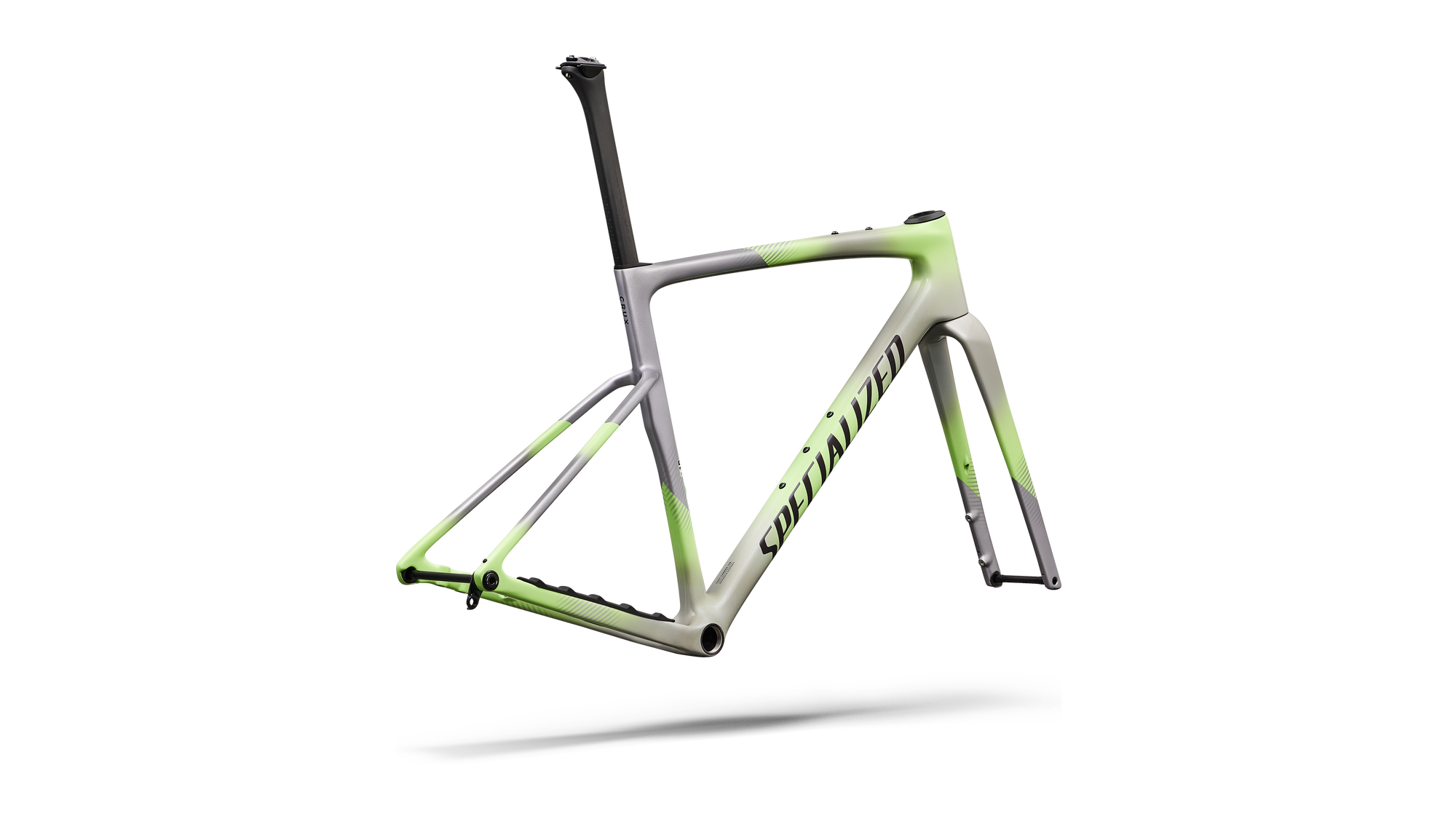Specialized Crux 5 Frameset - FACT 10r Carbon - Dolomite Metallic/Powder Lime/Nebula Metallic
