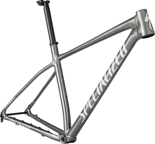 Specialized Chisel Hardtail Frameset - Satin Brushed Smoke Liquid Metal / Gloss Metallic White Silver
