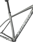 Specialized Chisel Hardtail Frameset - Satin Brushed Smoke Liquid Metal / Gloss Metallic White Silver