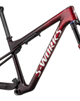 Specialized S-Works Epic World Cup Frameset - Rockshox SidLuxe WCID Ultimate - Gloss Red Tint / Flake Silver Granite / Metallic White Silver