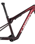 Specialized S-Works Epic World Cup Frameset - Rockshox SidLuxe WCID Ultimate - Gloss Red Tint / Flake Silver Granite / Metallic White Silver