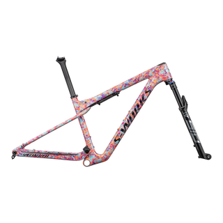 Specialized S-Works Epic World Cup Frameset - Rockshox SidLuxe WCID Ultimate - Gloss Lagoon Blue / Purple Orchid / Blaze Impasto