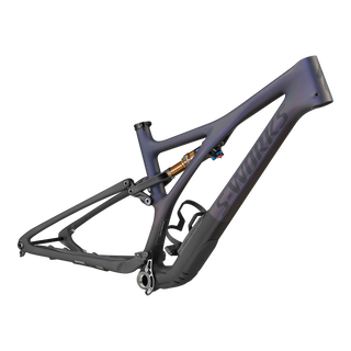 Specialized S-Works Stumpjumper Frameset - FOX FLOAT DPS Factory - Satin Dusty Blue Pearl / Black / Carbon