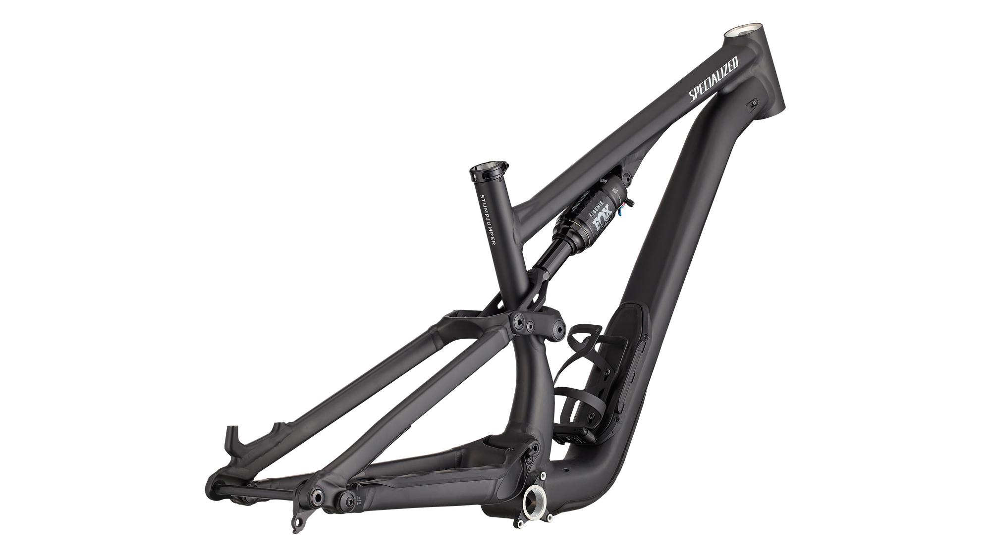 Specialized Stumpjumper 15 Alloy Frameset - FOX FLOAT GENIE Performance - Satin Obsidian / Silver Dust