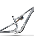 Specialized S-Works Stumpjumper 15 EVO Frameset - FOX FLOAT X GENIE Factory - Satin Shadow Silver / Ashen Grey / Gloss Black Liquid Metal