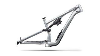 Specialized Stumpjumper 15 EVO Alloy Frameset - FOX FLOAT X GENIE Performance - Satin Brushed Aluminum / Cast Blue