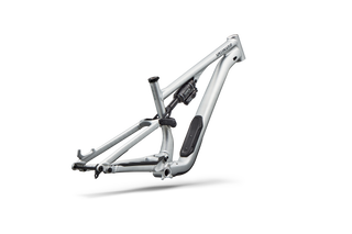 Specialized Stumpjumper 15 EVO Alloy Frameset - FOX FLOAT X GENIE Performance - Satin Brushed Aluminum / Cast Blue