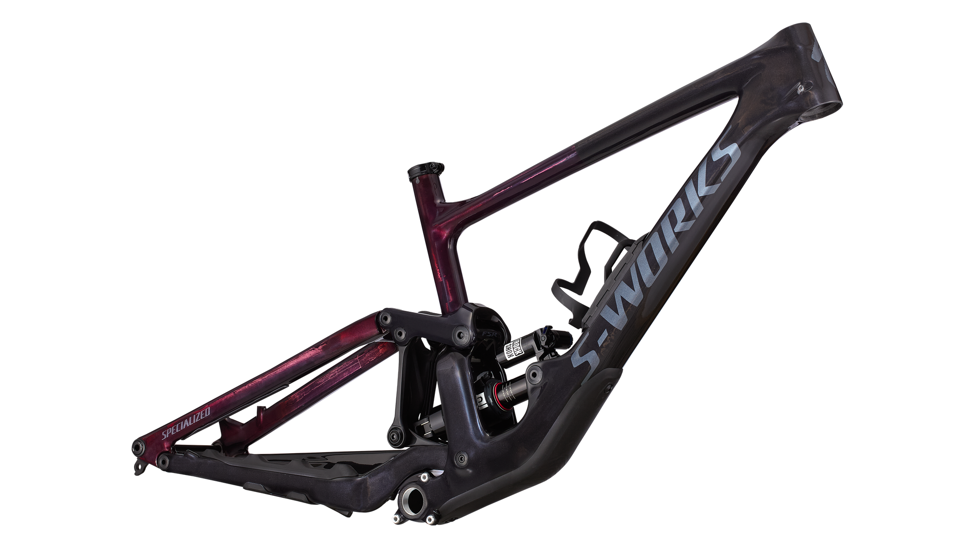 Specialized S-Works Enduro Frameset - Gloss Rebel Pink Tint Carbon / Fog Tint