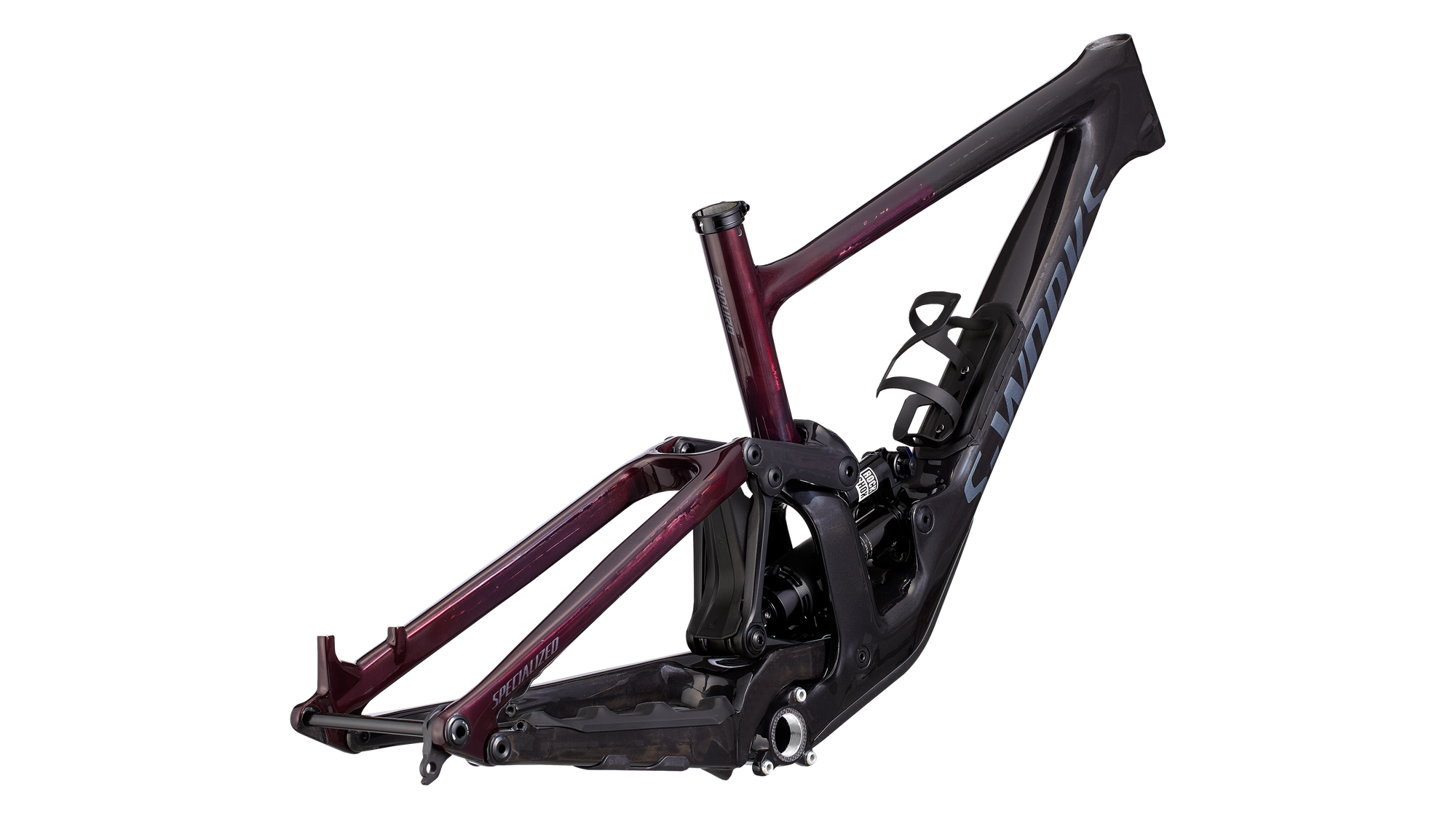 Specialized S-Works Enduro Frameset - Gloss Rebel Pink Tint Carbon / Fog Tint