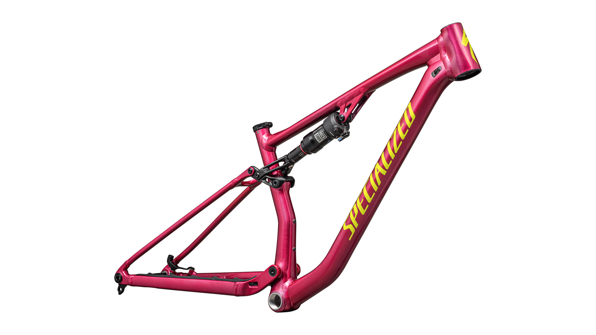 Specialized Chisel Frameset - Gloss Rebel Pink Tint Organic Brushed / Satin Ion Metallic