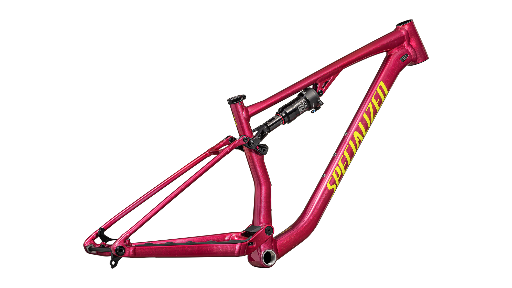 Specialized Chisel Frameset - Gloss Rebel Pink Tint Organic Brushed / Satin Ion Metallic