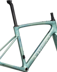Specialized S-Works Roubaix SL8 Frameset - FACT 12R Carbon - Satn Metallic White Sage/Ink/White Sage